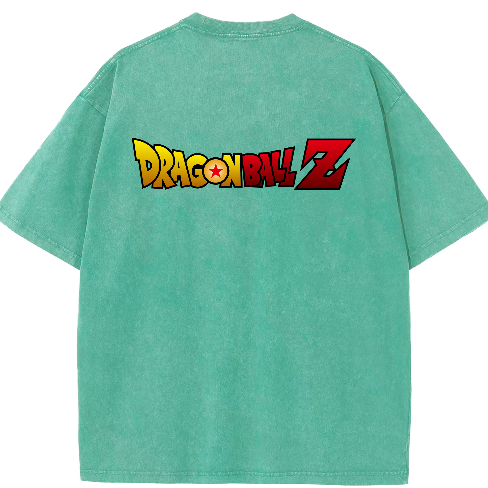 （画像用） ドラゴンボール DRAGON BALL 綿100% ヴィンテージ風 半袖Tシャツ（背面プリント）